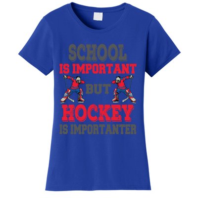 Hockey Is Importanter Dabbing Goalie Gift Bzr Gift Women's T-Shirt