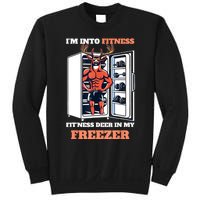 Hunting IM Into Fitness Deer Freezer Funny Hunter Dad Sweatshirt