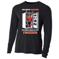 Hunting IM Into Fitness Deer Freezer Funny Hunter Dad Cooling Performance Long Sleeve Crew