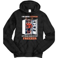 Hunting IM Into Fitness Deer Freezer Funny Hunter Dad Tie Dye Hoodie