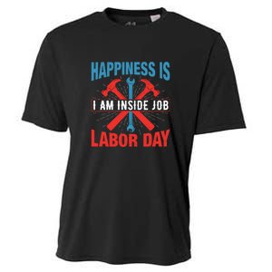 Happiness Is I Am Inside Job, Labor Day Gift Cooling Performance Crew T-Shirt