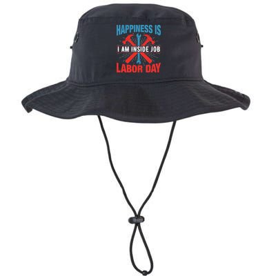Happiness Is I Am Inside Job, Labor Day Gift Bucket Hat