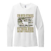 Hunting IM Into Fitness FitNess Deer In My Freezer Womens CVC Long Sleeve Shirt