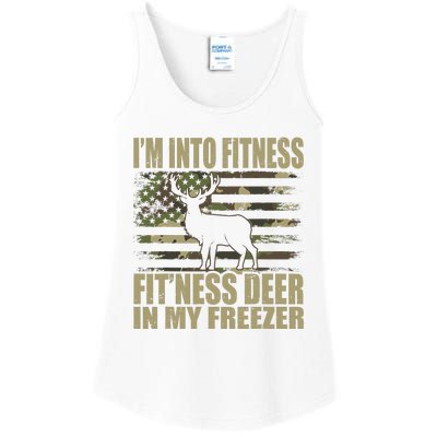 Hunting IM Into Fitness FitNess Deer In My Freezer Ladies Essential Tank