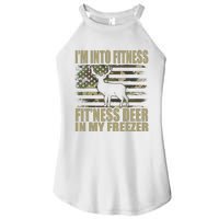 Hunting IM Into Fitness FitNess Deer In My Freezer Women's Perfect Tri Rocker Tank