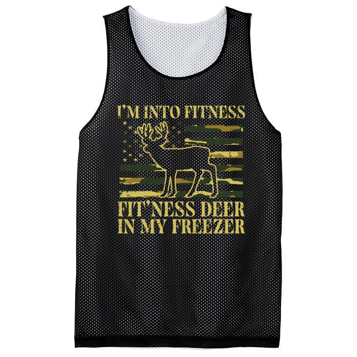 Hunting Im Into Fitness Fit Ness Deer Freezer Mesh Reversible Basketball Jersey Tank