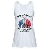 Hope Is In The Lamb My Christian God Jesus Lamb Lover Humor Ladies Essential Flowy Tank