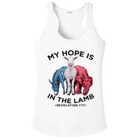 Hope Is In The Lamb My Christian God Jesus Lamb Lover Humor Ladies PosiCharge Competitor Racerback Tank