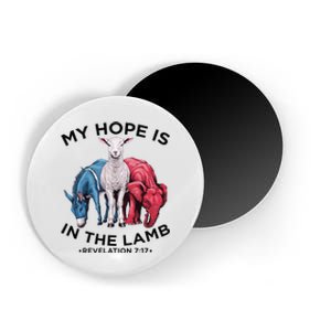 Hope Is In The Lamb My Christian God Jesus Lamb Lover Humor Magnet