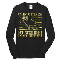 Hunting Im Into Fitness Fit Ness Deer Freezer Tall Long Sleeve T-Shirt