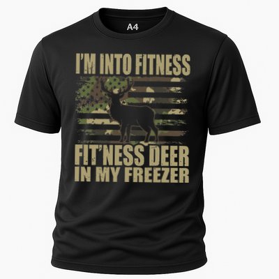 Hunting Im Into Fitness Fitness Deer In My Freezer Performance Shirt