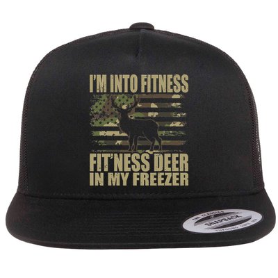 Hunting Im Into Fitness Fitness Deer In My Freezer Flatbill Hat