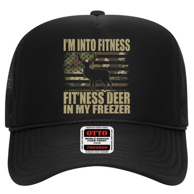 Hunting Im Into Fitness Fitness Deer In My Freezer Trucker Hat