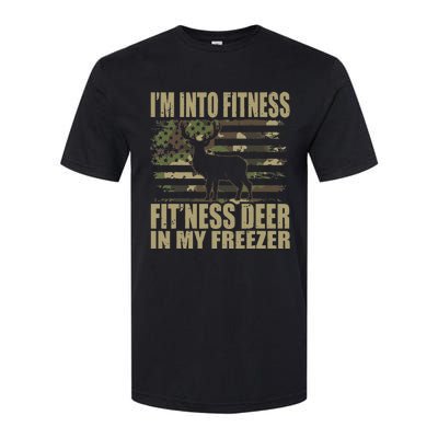 Hunting Im Into Fitness Fitness Deer In My Freezer Softstyle CVC T-Shirt