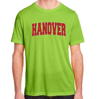 Hanover In Indiana Varsity Style Usa Vintage Sports Gift Adult ChromaSoft Performance T-Shirt