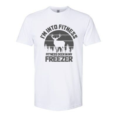 Hunting IM Into Fitness FitNess Deer Into My Freezer Funny Softstyle CVC T-Shirt