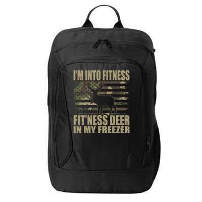 Hunting IM Into Fitness FitNess Deer In My Freezer Gift City Backpack