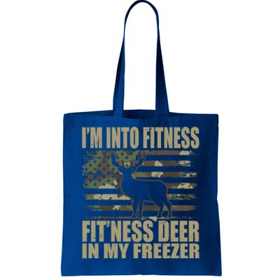 Hunting IM Into Fitness FitNess Deer In My Freezer Gift Tote Bag