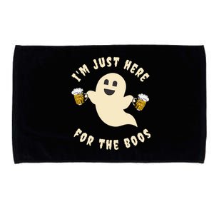 Halloween Ing Im Just Here For The Boos Gift Microfiber Hand Towel