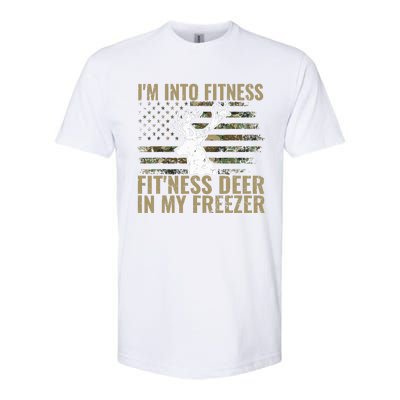 Hunting I'm Into Fitness Deer Freezer Funny Hunter Dad  Softstyle CVC T-Shirt