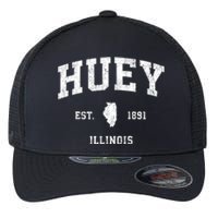 Huey Illinois Il Vintage Athletic Sports Flexfit Unipanel Trucker Cap