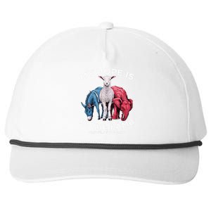 Hope Is In The Lamb My Christian God Jesus Humor Snapback Five-Panel Rope Hat