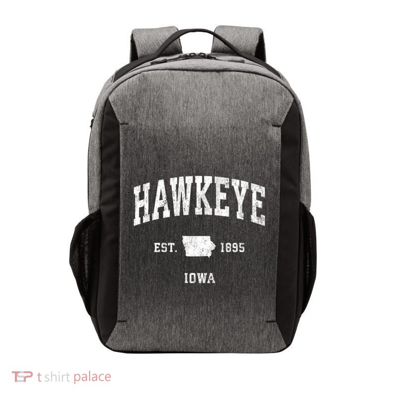 Hawkeye Iowa Ia Vintage Athletic Sports Vector Backpack