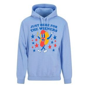 Hotdog IM Just Here For The Wieners Unisex Surf Hoodie