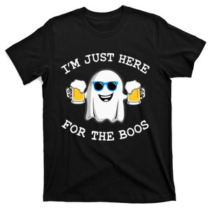 Halloween IM Just Here For The Boos Costume Gift T-Shirt