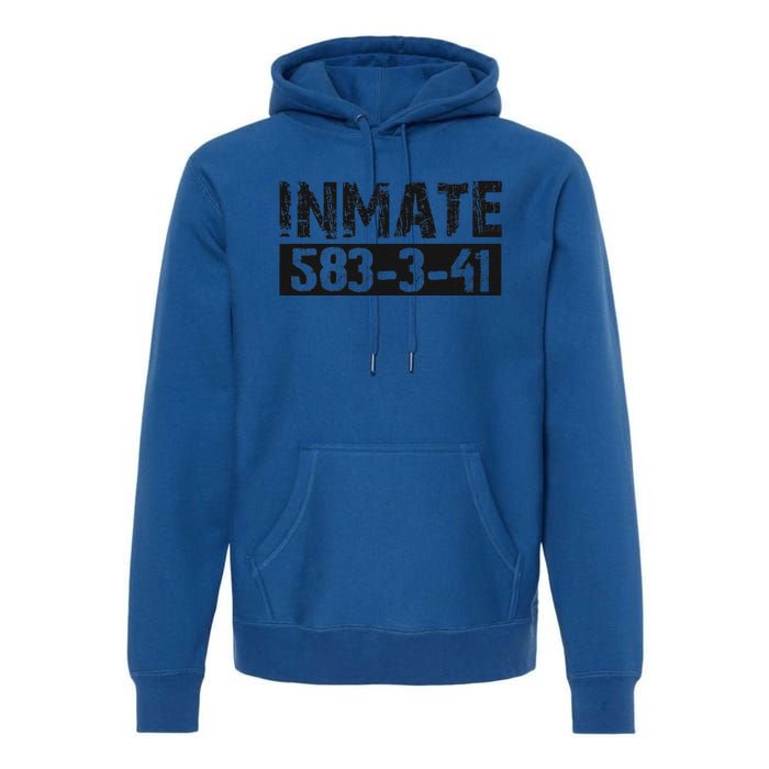 Halloween Inmate Jail Costume Premium Hoodie