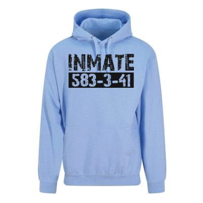 Halloween Inmate Jail Costume Unisex Surf Hoodie