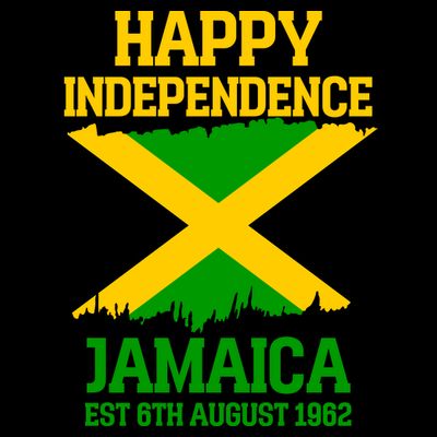 Happy Independence Jamaica Est 6th August 1962 Jamaican Flag T-Shirt