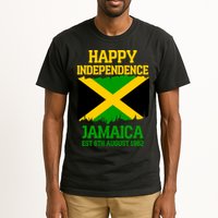 Happy Independence Jamaica Est 6th August 1962 Jamaican Flag Tall T-Shirt