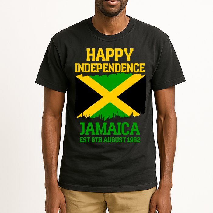 Happy Independence Jamaica Est 6th August 1962 Jamaican Flag Tall T-Shirt