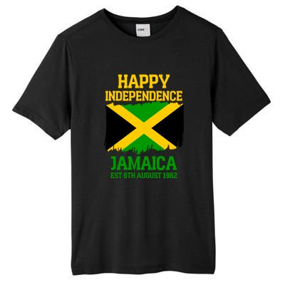 Happy Independence Jamaica Est 6th August 1962 Jamaican Flag Tall Fusion ChromaSoft Performance T-Shirt