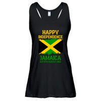 Happy Independence Jamaica Est 6th August 1962 Jamaican Flag Ladies Essential Flowy Tank