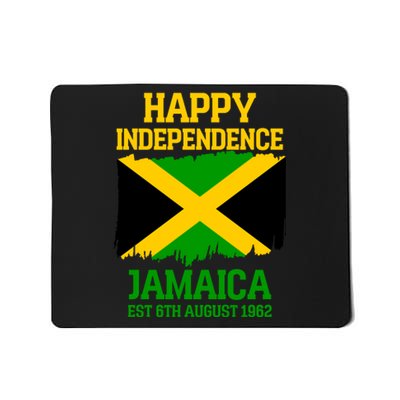 Happy Independence Jamaica Est 6th August 1962 Jamaican Flag Mousepad