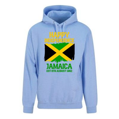 Happy Independence Jamaica Est 6th August 1962 Jamaican Flag Unisex Surf Hoodie