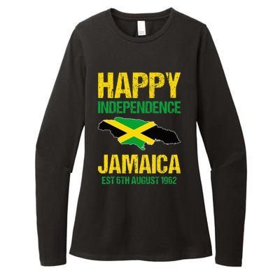 Happy Independence Jamaica Est 6th August 1962 Jamaican Womens CVC Long Sleeve Shirt