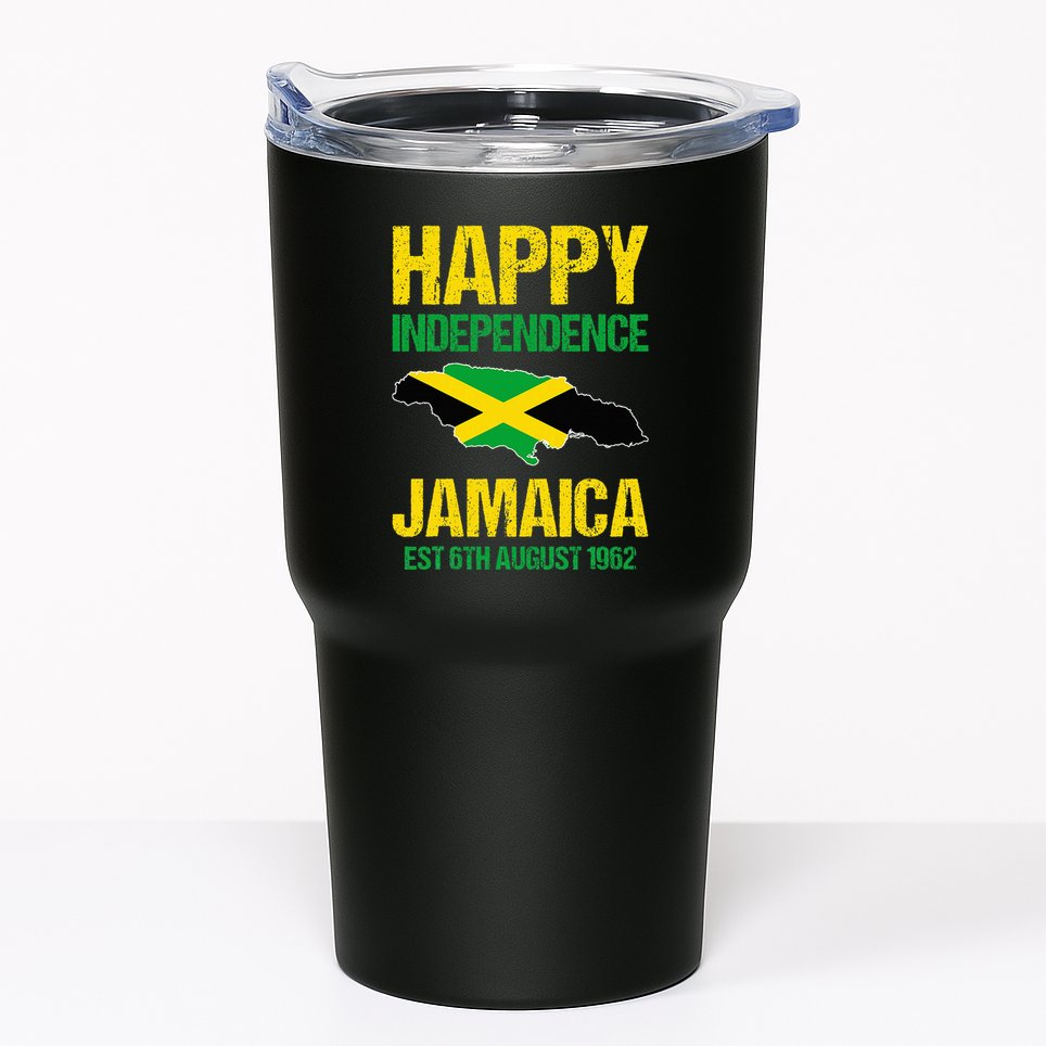 Happy Independence Jamaica Est 6th August 1962 Jamaican Tumbler