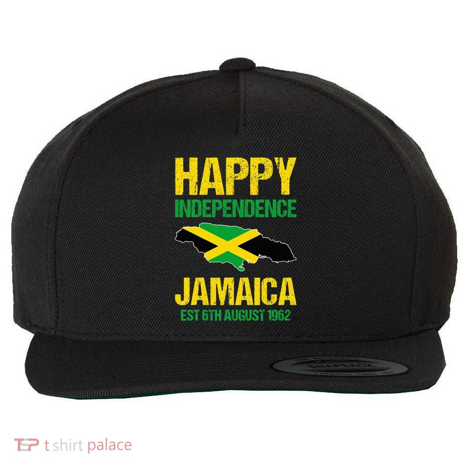 Happy Independence Jamaica Est 6th August 1962 Jamaican Wool Snapback Cap