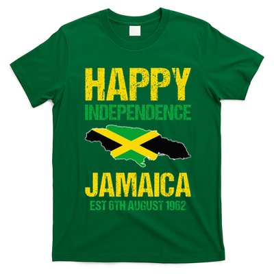 Happy Independence Jamaica Est 6th August 1962 Jamaican T-Shirt