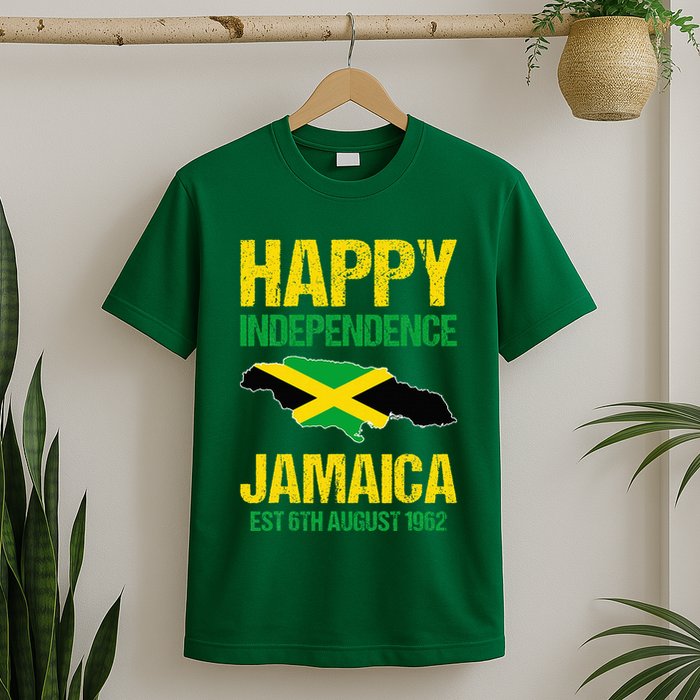 Happy Independence Jamaica Est 6th August 1962 Jamaican T-Shirt