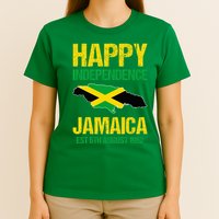 Happy Independence Jamaica Est 6th August 1962 Jamaican T-Shirt