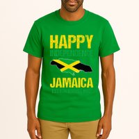 Happy Independence Jamaica Est 6th August 1962 Jamaican Tall T-Shirt