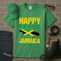 Happy Independence Jamaica Est 6th August 1962 Jamaican Tall T-Shirt