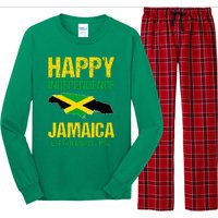 Happy Independence Jamaica Est 6th August 1962 Jamaican Long Sleeve Pajama Set