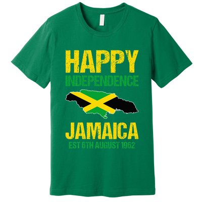 Happy Independence Jamaica Est 6th August 1962 Jamaican Premium T-Shirt