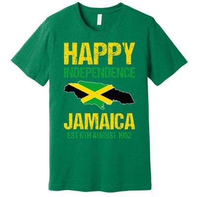 Happy Independence Jamaica Est 6th August 1962 Jamaican Premium T-Shirt