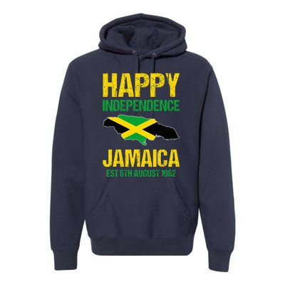 Happy Independence Jamaica Est 6th August 1962 Jamaican Premium Hoodie